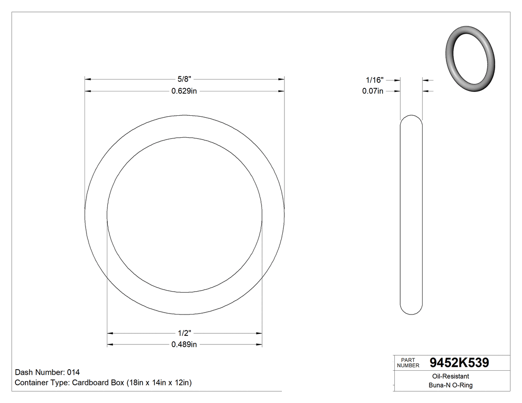Technical drawing - 9452K539